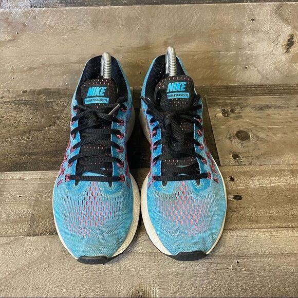 Nike zoom Pegasus 32 Womens size 8.5 blue running shoes 749344-408 - Picture 7 of 10